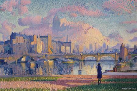 masterpiece,best quality,pointillismskyline,<lora:pointillismv2-000019:1>