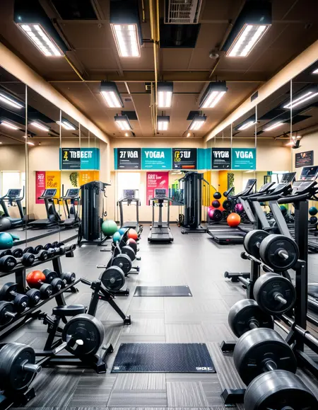 gymnasium background