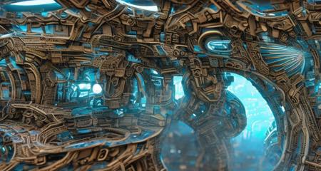 70mm (cinematic), cityscape, sci-fi, epic alien invasion, (((detailed tensorfunk))), smooth surfaces with ornate fractal engravings, bumpmapped, specular highlights, rtx on, volumetric lighting, architecture, inspired by tomasz ryger, rendered by huleeb and beeple <lora:epiNoiseoffset_v2:0.3> <lora:tensorfunk:1>