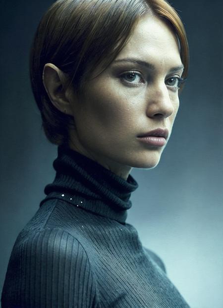 A stunning intricate full color portrait of (sks woman:1), wearing a black turtleneck, epic character composition, by ilya kuvshinov, alessio albi, nina masic, sharp focus, natural lighting, subsurface scattering, f2, 35mm, film grain, <lora:locon_jolene_v1_from_v1_64_32:1.25>