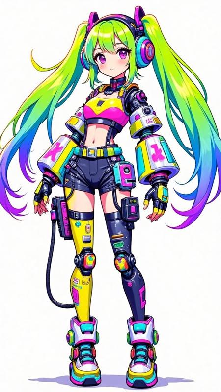 B_Cyberpunk Style_Anime Character Generation v1.0