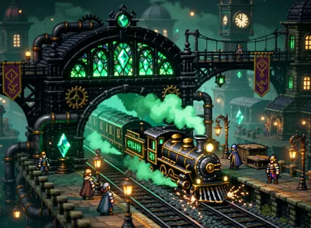 2DHD Pixel Art Octopath Style