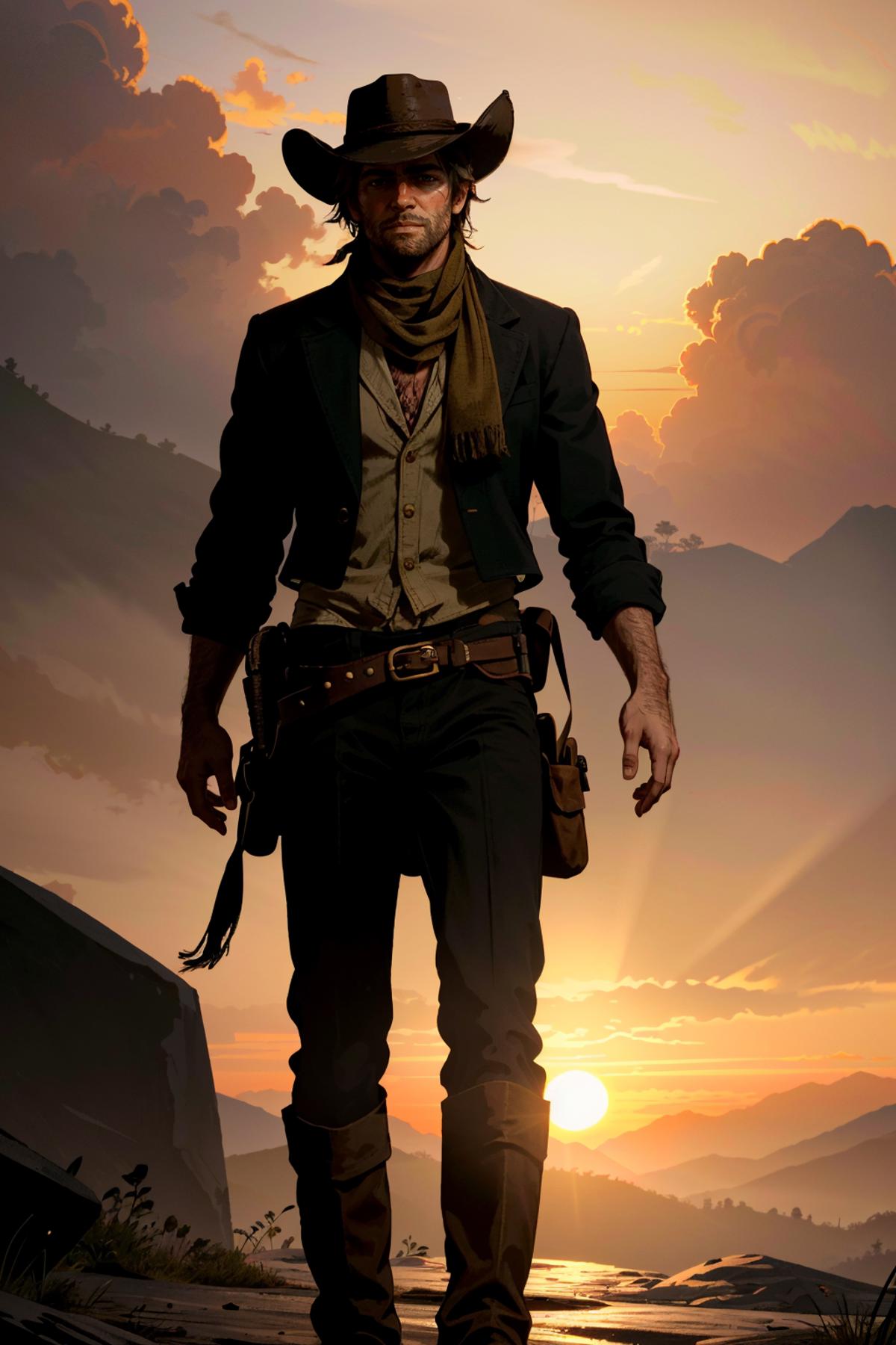 Arthur Morgan from Red Dead Redemption 2 image by BloodRedKittie