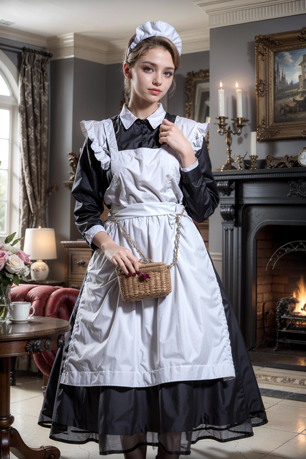 Traditional Maid Dress image by feetie