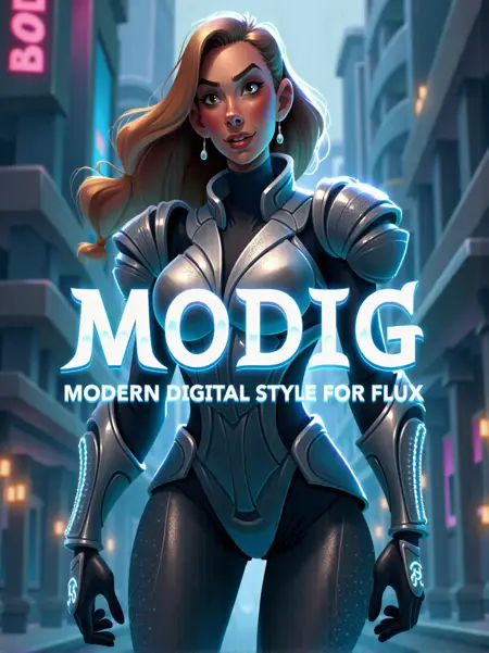 MODIG - Modern Digital Illustration Style for FLUX