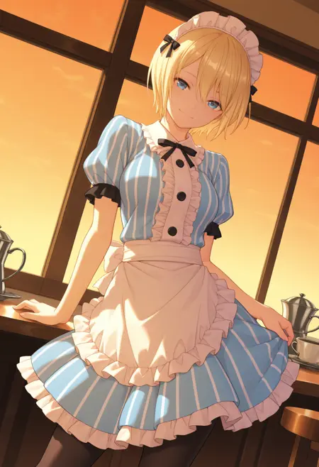 Akane Hououji | Goddess Café Terrace | [NoobAI-XL EPS v1.1]