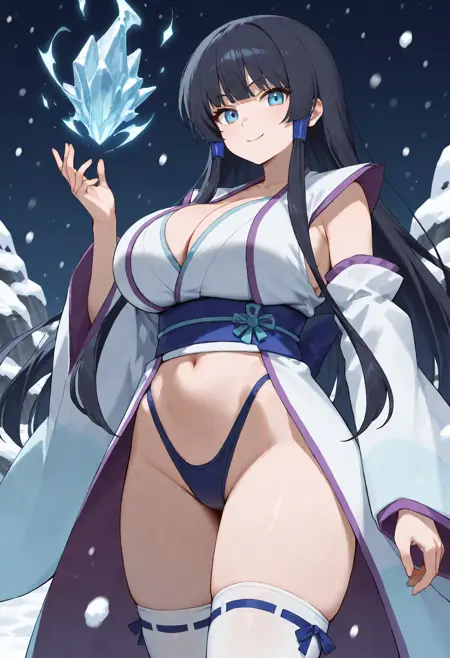 [Illustrious XL] 氷結のアスタロト／Freezing Astaroth／冰結之阿斯塔蒂／戦闘員、派遣します！／Combatants Will Be Dispatched!／戰鬥員派遣中！