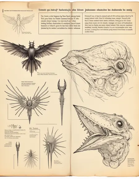 Manuscript of the "Compendium of Mysterious Creatures"