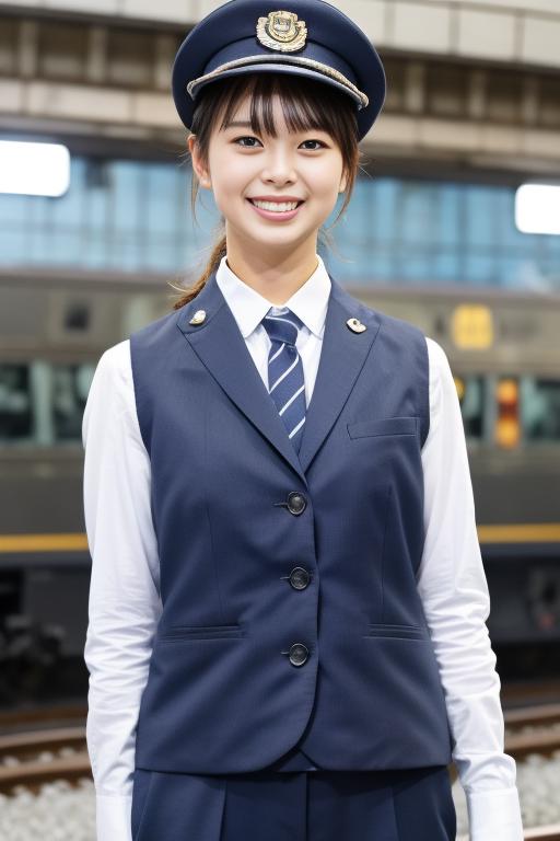 Japan Train Conductor Uniform image by meantweetanthony