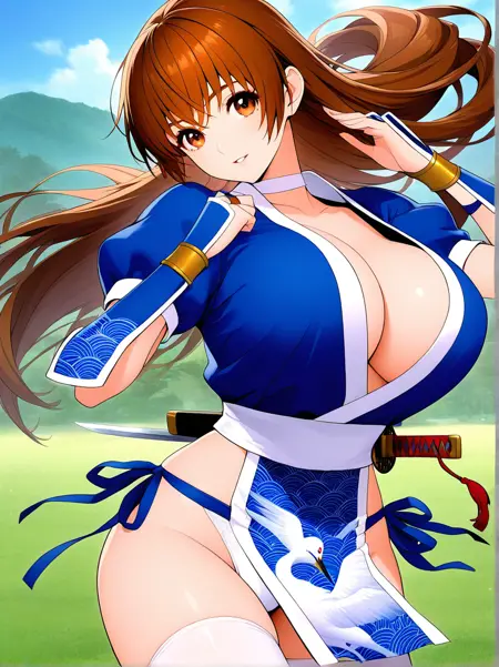 霞 (かすみ) Kasumi (DEAD OR ALIVE) illustrious