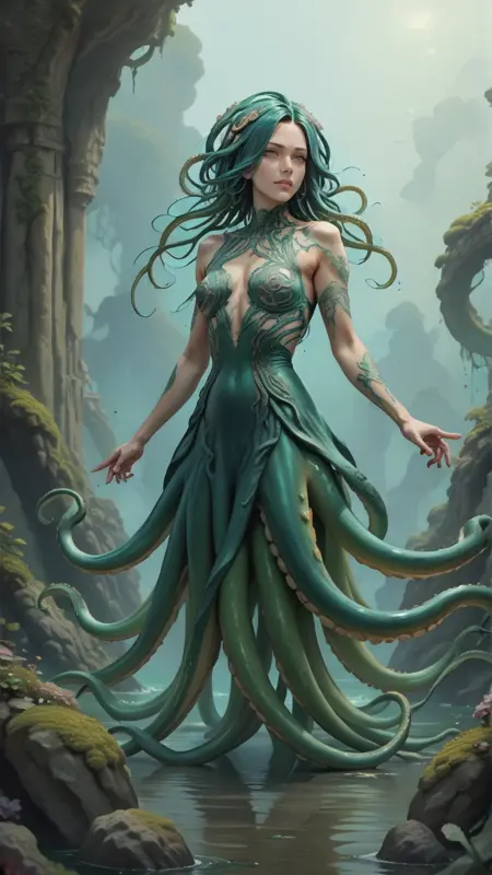 Cephalyra - Human/Squid hybrid - PDXL