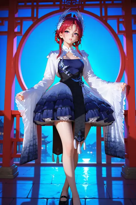 Chinese-Style Fantasy Dress (Illustrious)