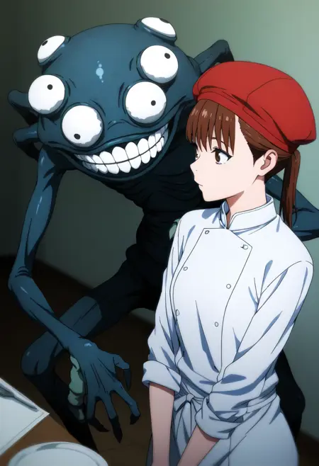 Bakery Lady 呪術廻戦13話のパン屋の店員 jujutsu kaisen