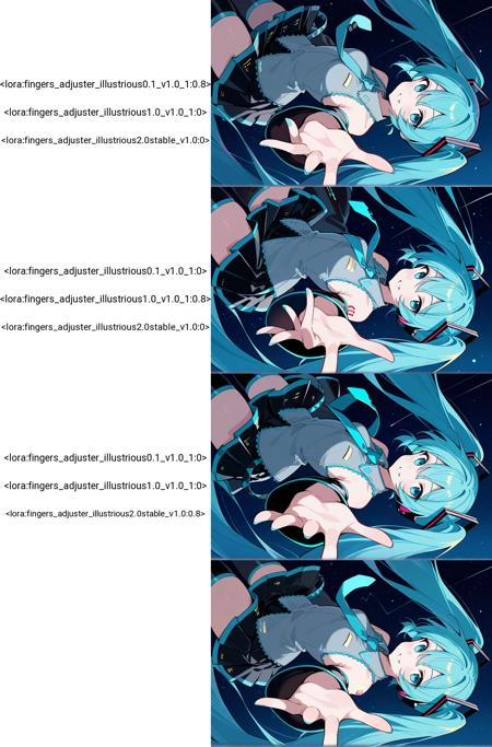 Fingers adjusters [for illustrious] illstriousV2.0 base v1.0