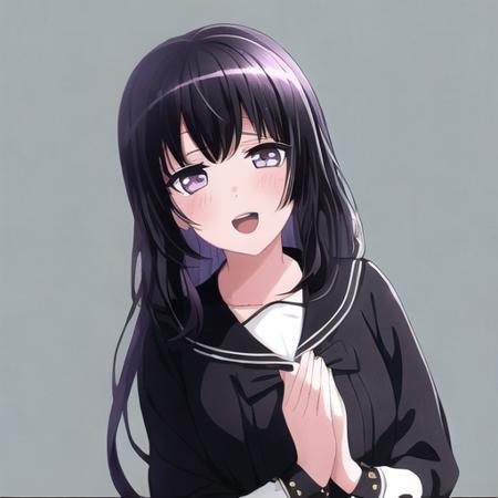 1girl, purple eyes, black hair, shyness, best quality, masterpiece, masterpiece, best quality,