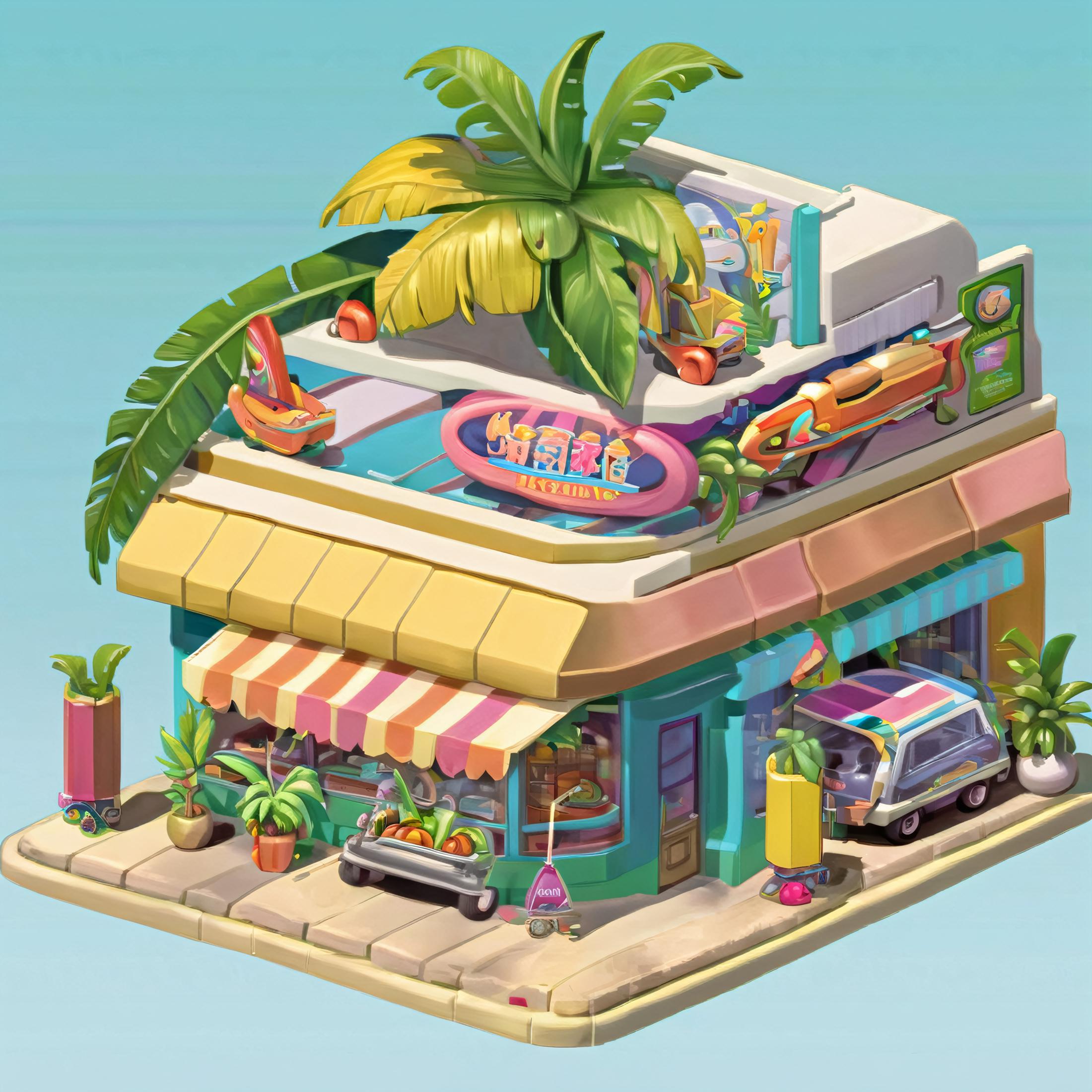 Stylized Setting (Isometric) SDXL & SD1.5 image by CitronLegacy