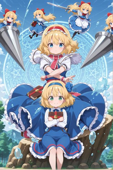 Alice Margatroid (Touhou Project) & Alice Margatroid PC-98 - アリス・マーガトロイド (東方) Illustrious V2