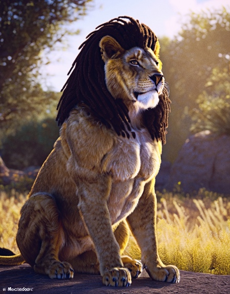lion hybrid man
