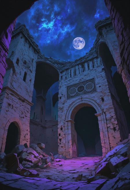 comic art by Mike Allred, 
style of Ted Nasmith, 
The Lowlands' abandoned tower, where a lone sorcerer gazes at the stars. His spells illuminate the room in a brilliant blueish-purple, seeking to unravel the fate written in the celestial bodies., 
in the style of the decaying empire of Würstreich, dark magic and grotesque creatures abound, inspired by Sean Aaberg's punk aesthetic, dark fantasy world combines grim landscapes with vibrant, exaggerated colorful art, heroes skirmish monstrous foes in a setting where rebellion, decay, and mysticism intertwine, crafting a unique, immersive vibe
Caravaggio meets D&D charm  
, masterpiece,
art by torikun, SentinelBot, OBxiaoxiang