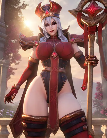 Sally Whitemane (World of Warcraft) NoobAI-XL (Epsilon / V-pred) / PonyXL / SD1.5