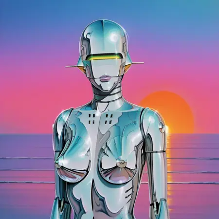 Sexy Robot [ Hajime Sorayama ] by Leaf