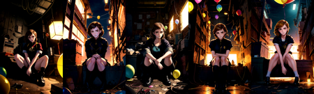 1girl, (solo:1.5),(best quality, masterpiece) high resolution, extremely detailed, detailed background, cinematic lighting, illustration, intricate design, vibrant colors,  (emma watson:1.4),sks woman, A rebellious android, covered in circuit tattoos, amidst an abandoned factory, bathed in dim, flickering lights, big breasts,night, And sometimes I just wanna sit around and
Gaze at my shoes
And let your dirty sadness fill me up
Just like a balloon