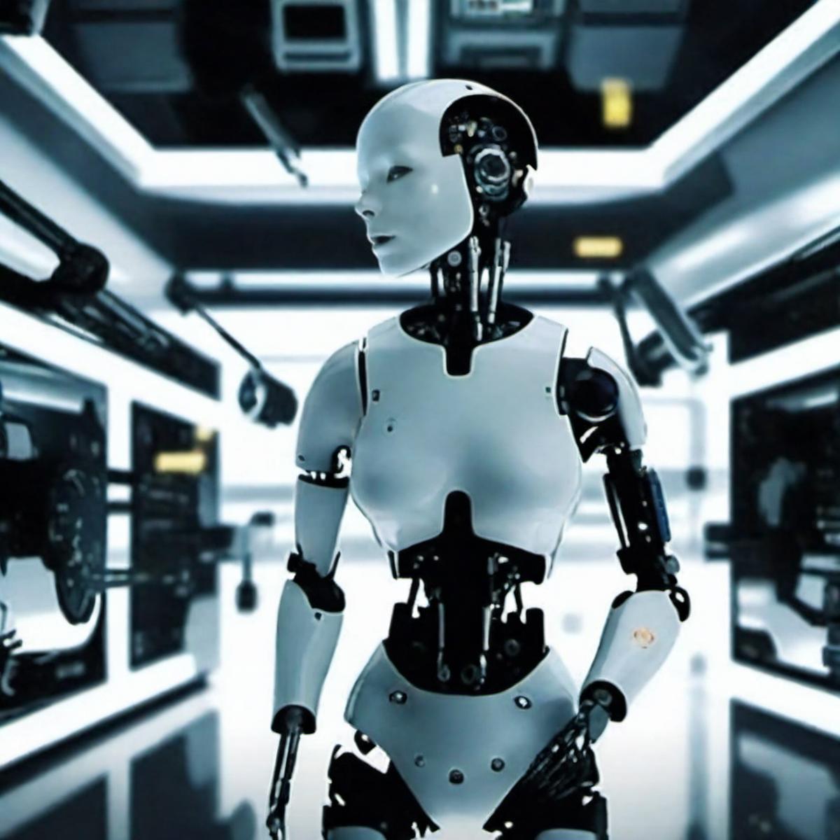 Robots - Bjork's "All Is Full of Love" - SDXL image by PhotobAIt