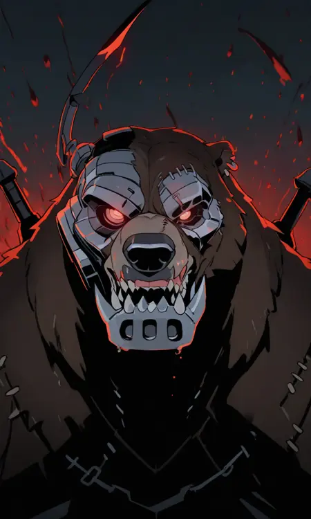 Cyborg Killer Bear | Love Death + Robots [NAI & Ill]