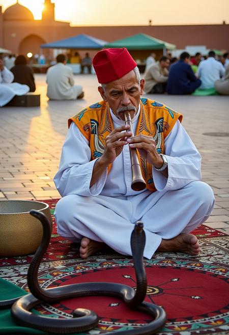 Moroccan Snake Charmer LORA FLUX v1.0
