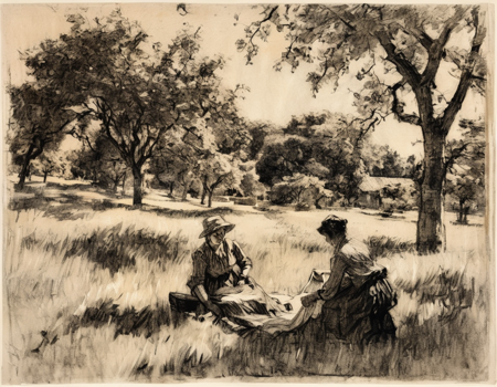 Leon Augustin Lhermitte Style XL Nr 1 v1.0