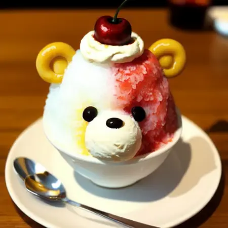 animal-shaped shaved ice