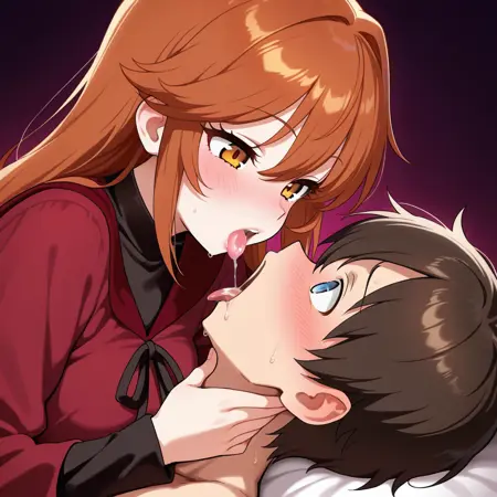 Femdom drinking spit [IL]