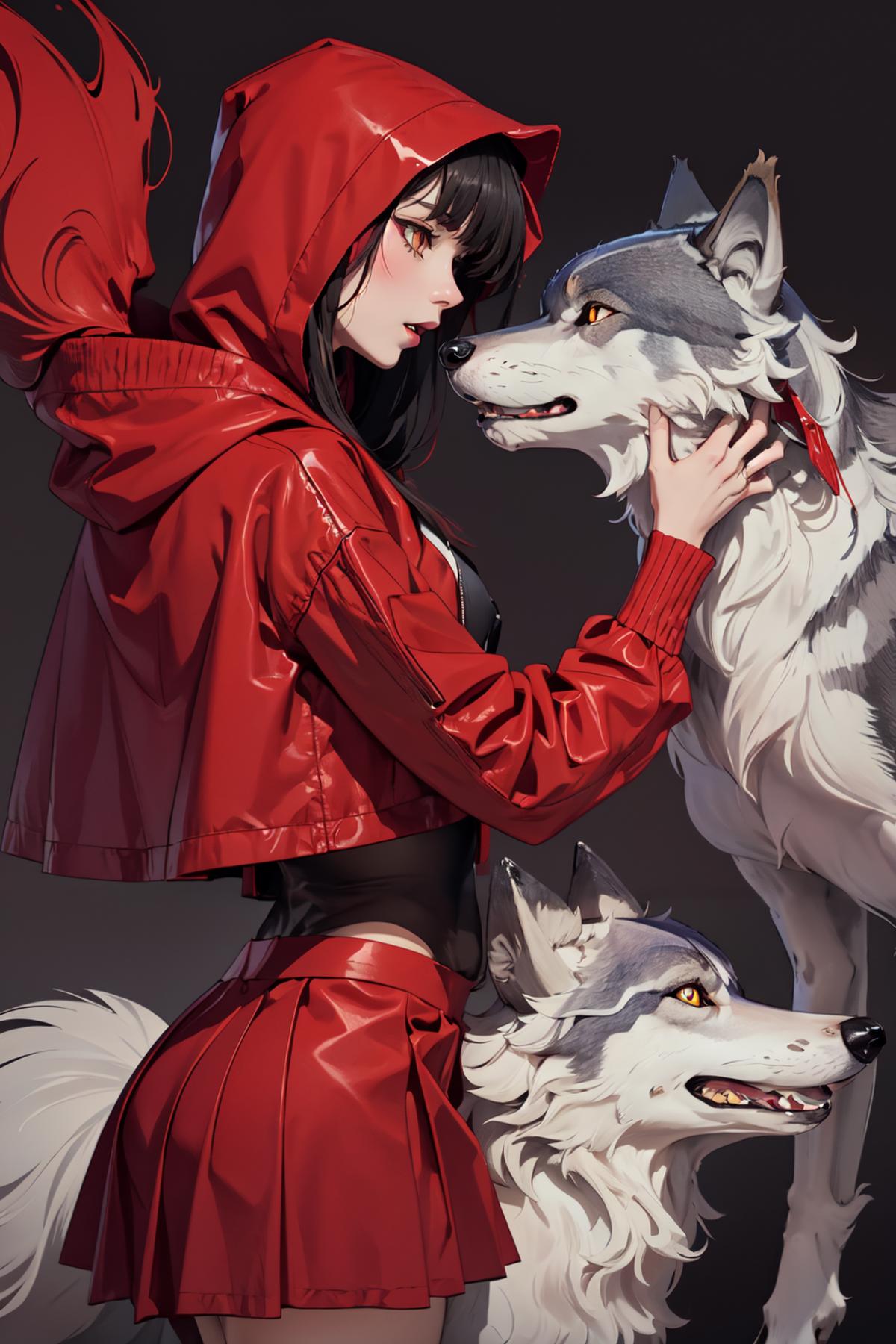 Sexy Little Red Riding Hood outfit|情趣内衣:小红帽疯狂抽插狼先生款 image by shigato