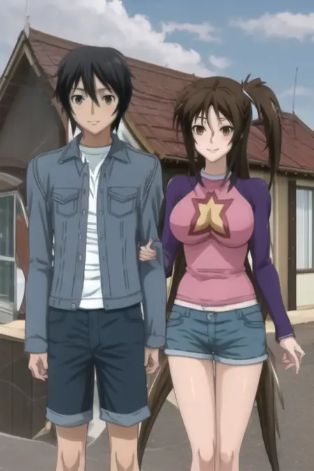 Minato Sahashi x Uzume (Sekirei)