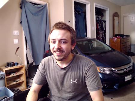 <lora:XL_bossmanjack_v5:0.9>, b0ssmanjack, in front of honda civic, (((air dropped honda civic in sky))), facial hair, smiling, realistic, solo, indoors, XL_ZIP_realism