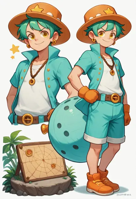 Tommy, the tonttaboss explorer - Melusine Pirates (OC)