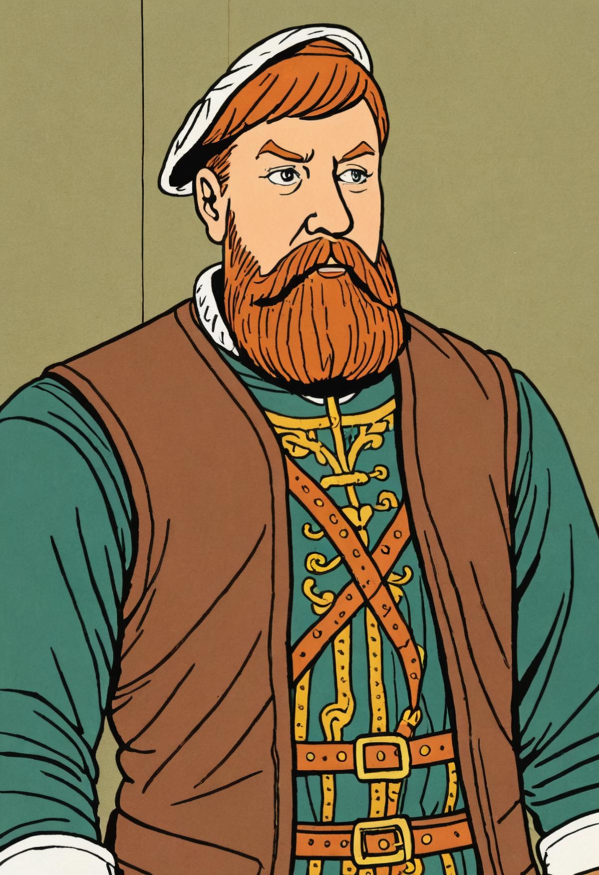 Gustav Vasa (1496 – 1560) – Historical king of Sweden image by WizardWhitebeard