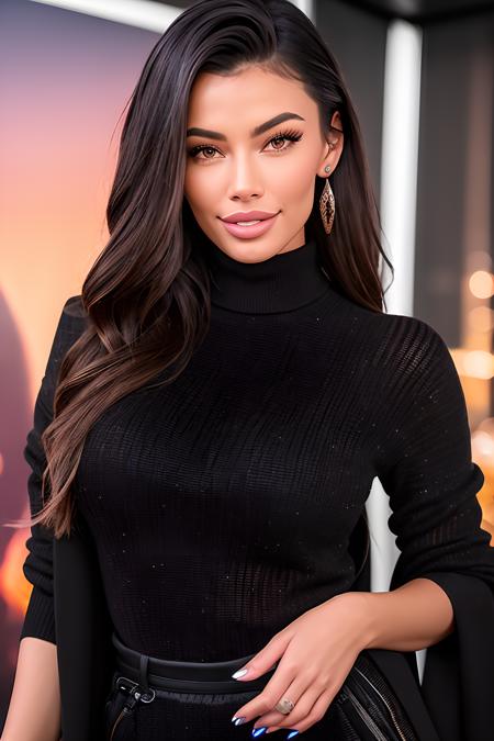 photo of beautiful (tifkeller:0.95), a woman as a movie star, hair upsweep updo, long brown coat, turtleneck sweater, trousers, at a movie premiere gala, dark moody ambience (masterpiece:1.2) (photorealistic:1.2) (bokeh) (best quality) (detailed skin:1.2) (intricate details) (nighttime) (8k) (HDR) (cinematic lighting) (sharp focus), (looking at the camera:1.1), (closeup portrait:1.1)