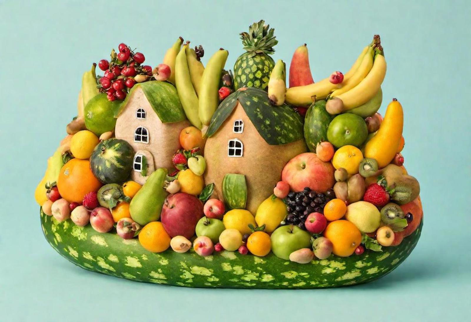 Made from fruits. SDXL image by Eradic