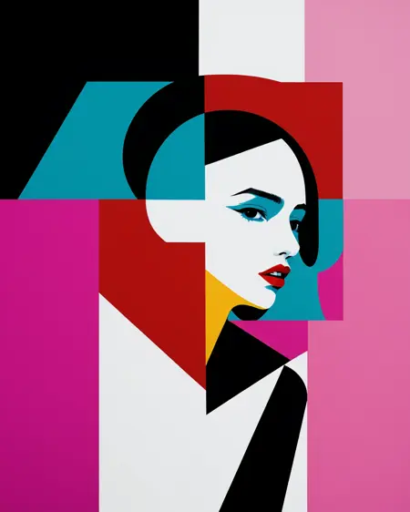 minimalism pop art style