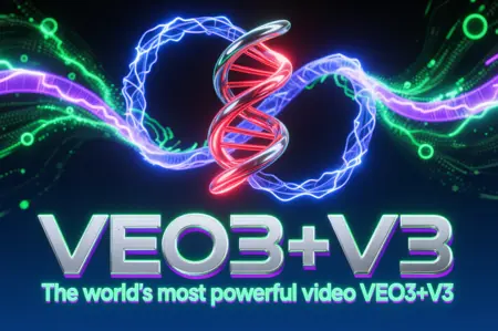The world's most powerful video VEO3+V3