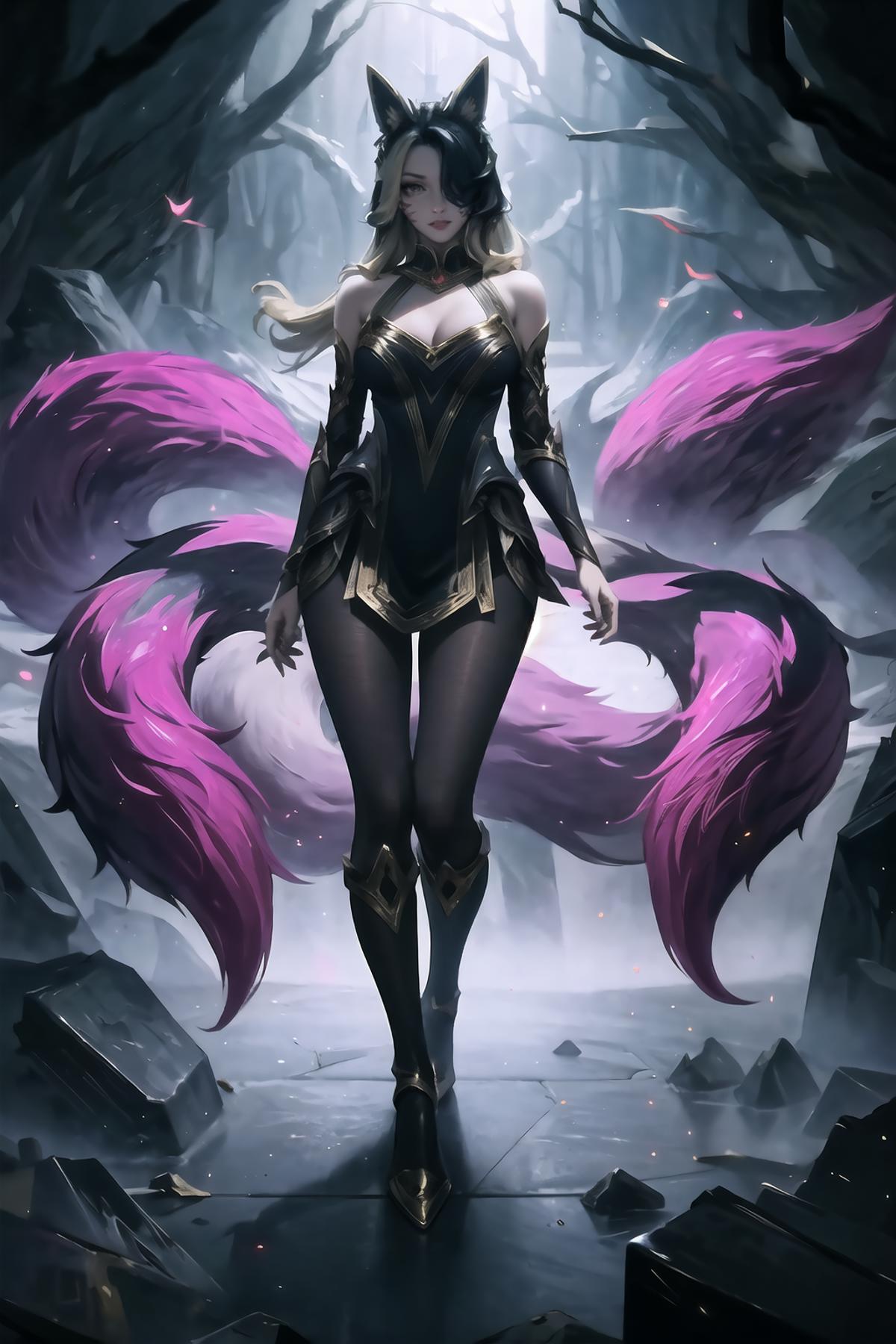 Ahri 18+ Skins | Character LoRA image by FallenIncursio