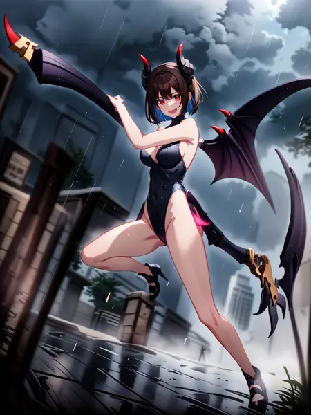 [Openpose + Lineart + Depth] Holding scythe / Swinging scythe