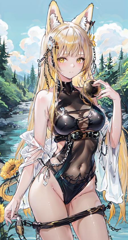   swimsuit,bare_shoulders,revealing_clothes elf