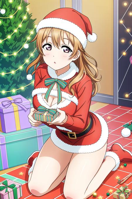 1girl, solo, high_quality, 8k, masterpiece, defined_pupil, night_light, soft_shadows, (high_quality_eyes:1.1),
(cozy_house:1.2), (christmas_tree:1.2), (christmas_gift:1.2),
looking_at_viewer, (kneeling:1.2), (holding_christmas_gift:1.2), pov,
blushed, happy, closed_mouth,
(christmas_hat:1.2),  (santa_costume:1.2),
cleavage, thighs,
ADDBASE 
1girl, solo, high_quality, 8k, masterpiece, defined_pupil, night_light, soft_shadows, (high_quality_eyes:1.1),
(cozy_house:1.2), (christmas_tree:1.2), (christmas_gift:1.2),
looking_at_viewer, (kneeling:1.2), (holding_christmas_gift:1.2), pov,
blushed, happy, closed_mouth,
(christmas_hat:1.2),  (santa_costume:1.2),
cleavage, thighs,
(slightly_big_breasts:1.3), (sexy_body:1.2), bangs, medium_hair, breast_mole, <lora:skskanata:0.7>