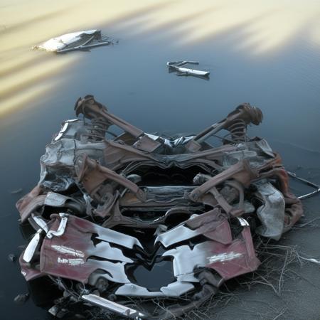 Old Wrecked Car V1