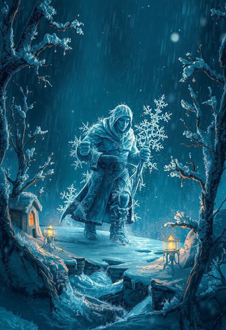 Jack o' Frost.
FHD, Rich in details, masterpiece.