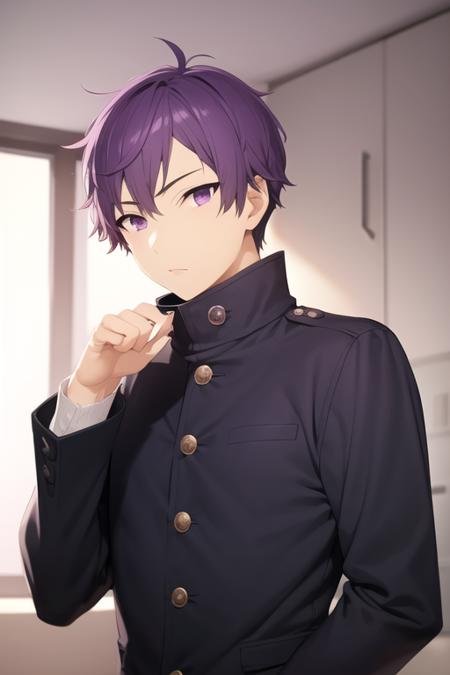 tooru_ishikawa purple hair purple eyes