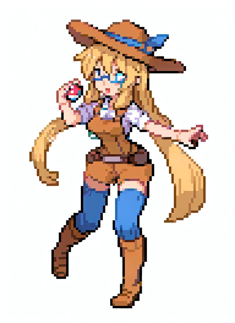 Pokemon Trainer Sprite PixelArt image by worgensnack