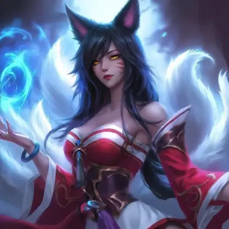 Ahri Base Skin Chroma | Shrekman Characters Collection